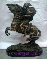 铜工艺品厂生产批发销售纯铜西洋欧式风格人物铜雕塑骑马拿破伦像